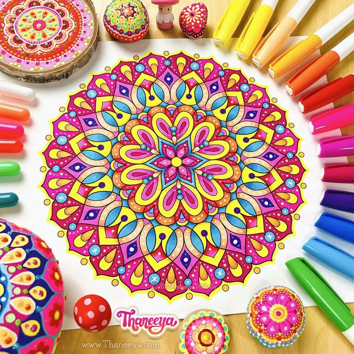 Unique Mandalas Printable Designs