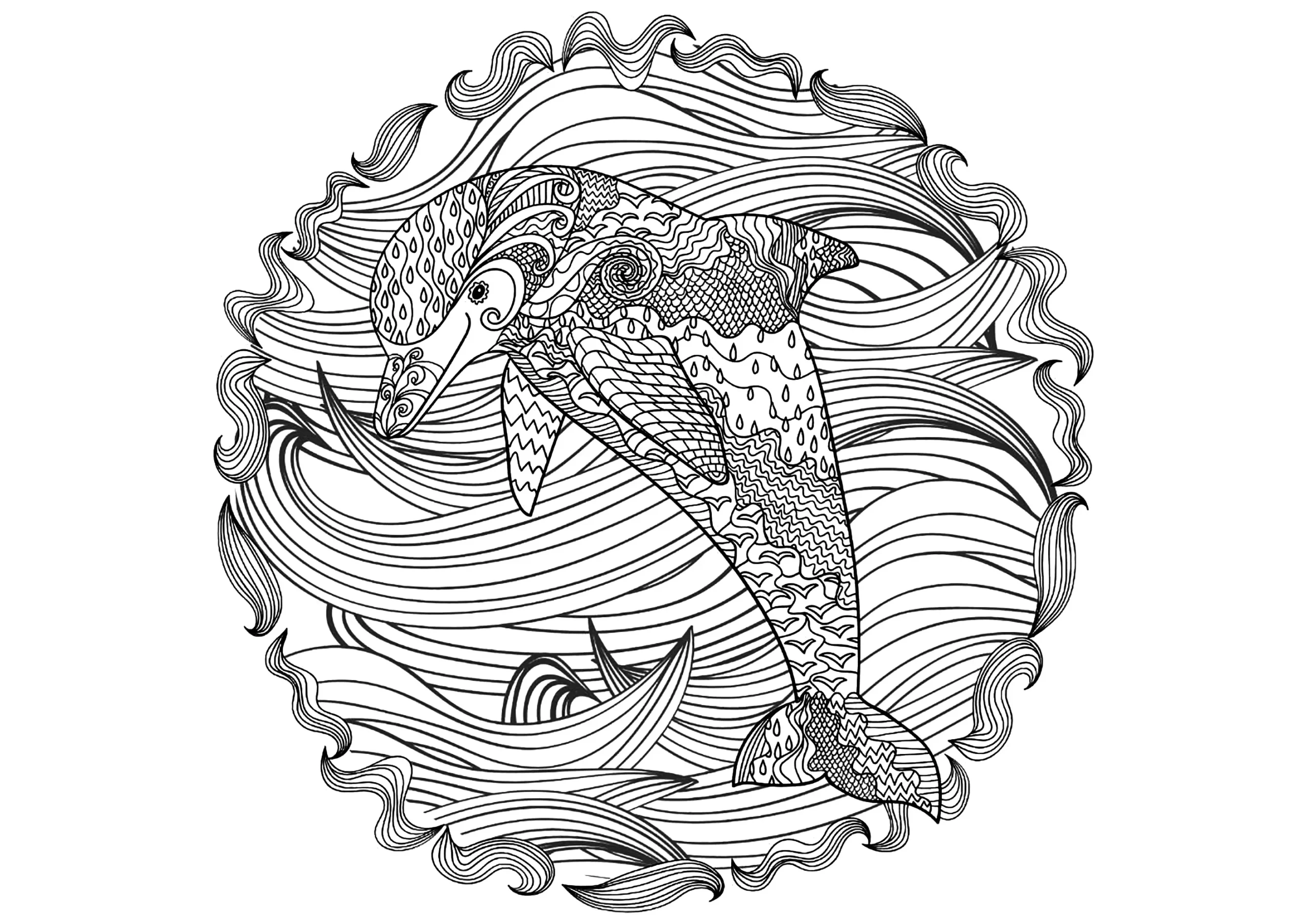 Printable Design Coloring Pages for Adults