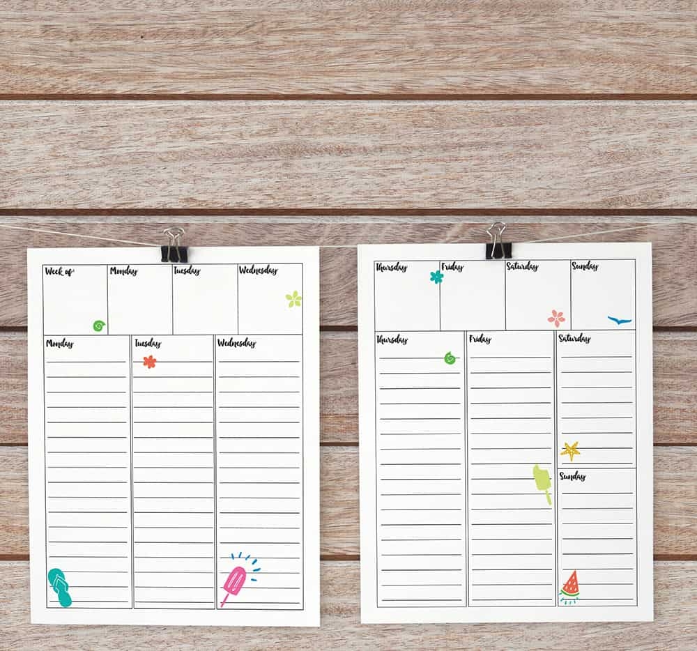 Free Printable Designs For A Planner/Jurnal