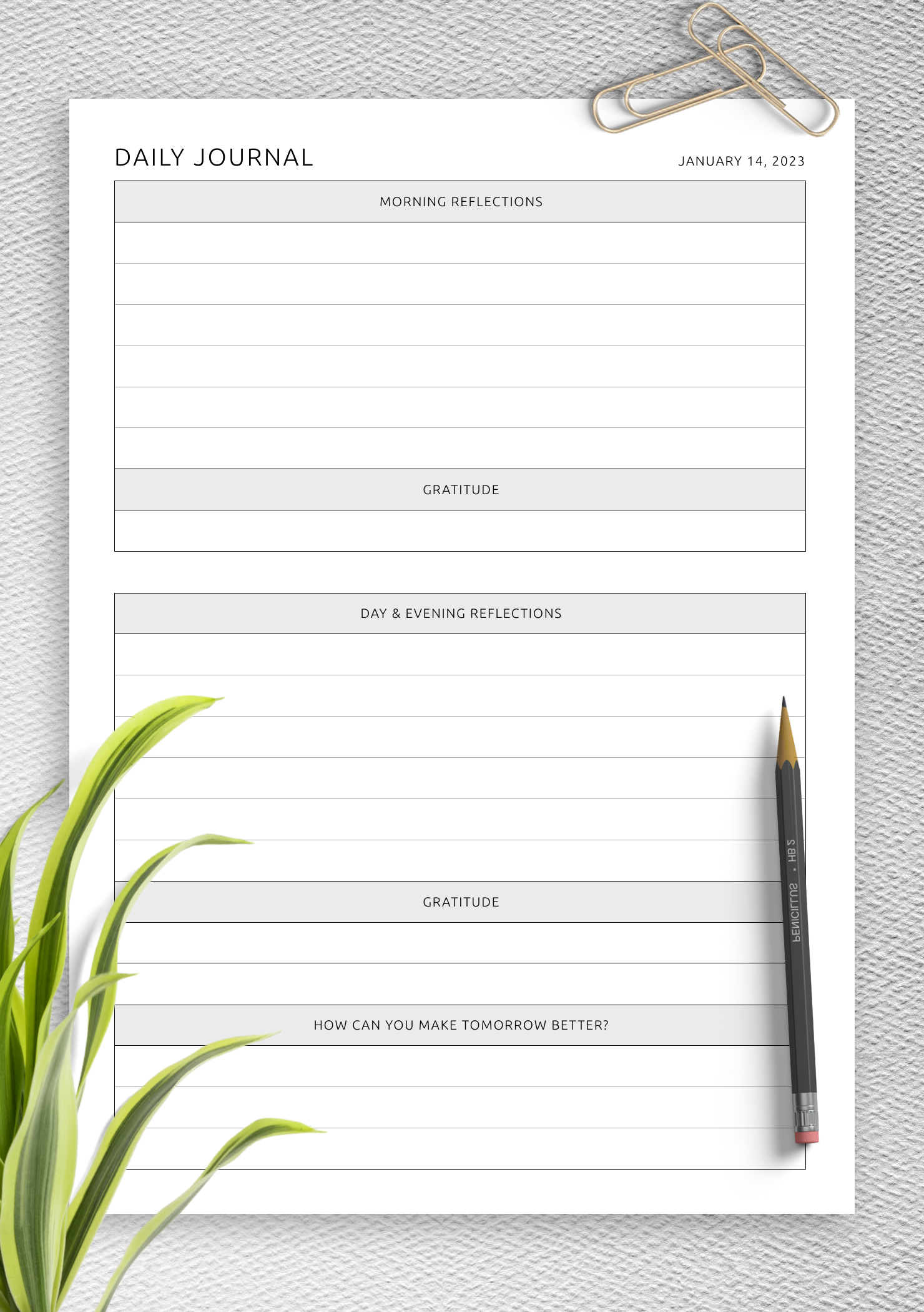 Journal Templates Free Printable