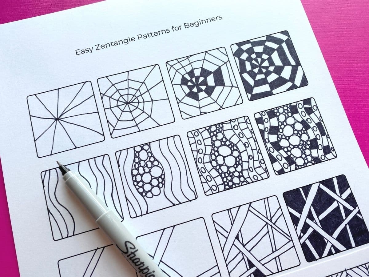 Free Printable Zentangle Designs