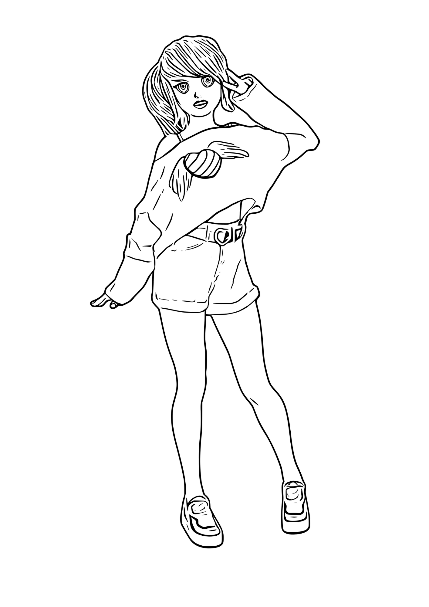 Fashion Designs Printable Coloring Pages