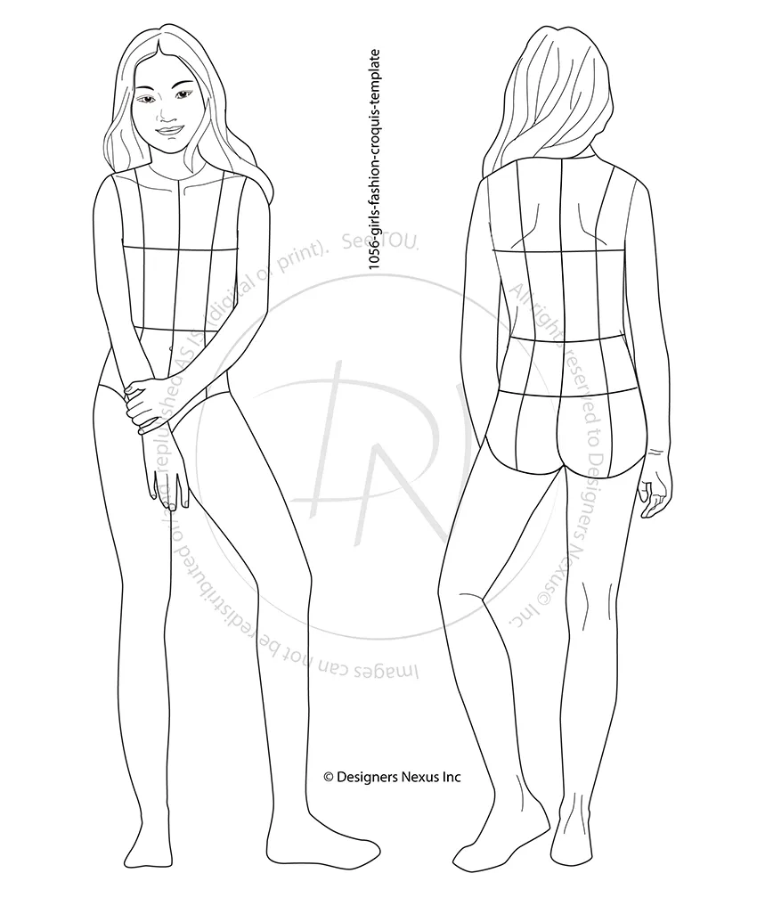 Fashion Croquis amp Figure Templates