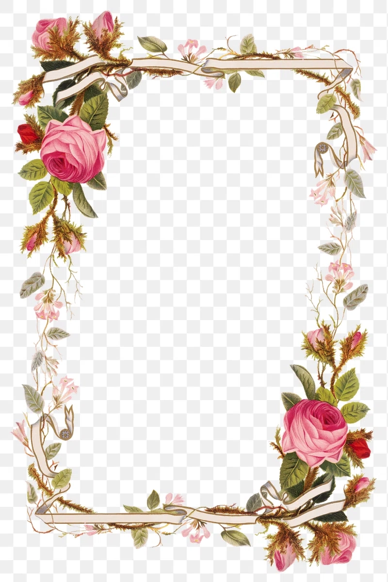 Floral Border Designs Free Vector Graphics Clip Art PSD amp PNG 