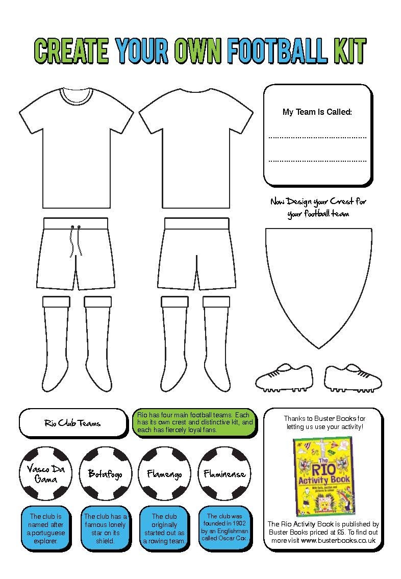 Football Jersey Template Make Your Own Football Kits Design Your 