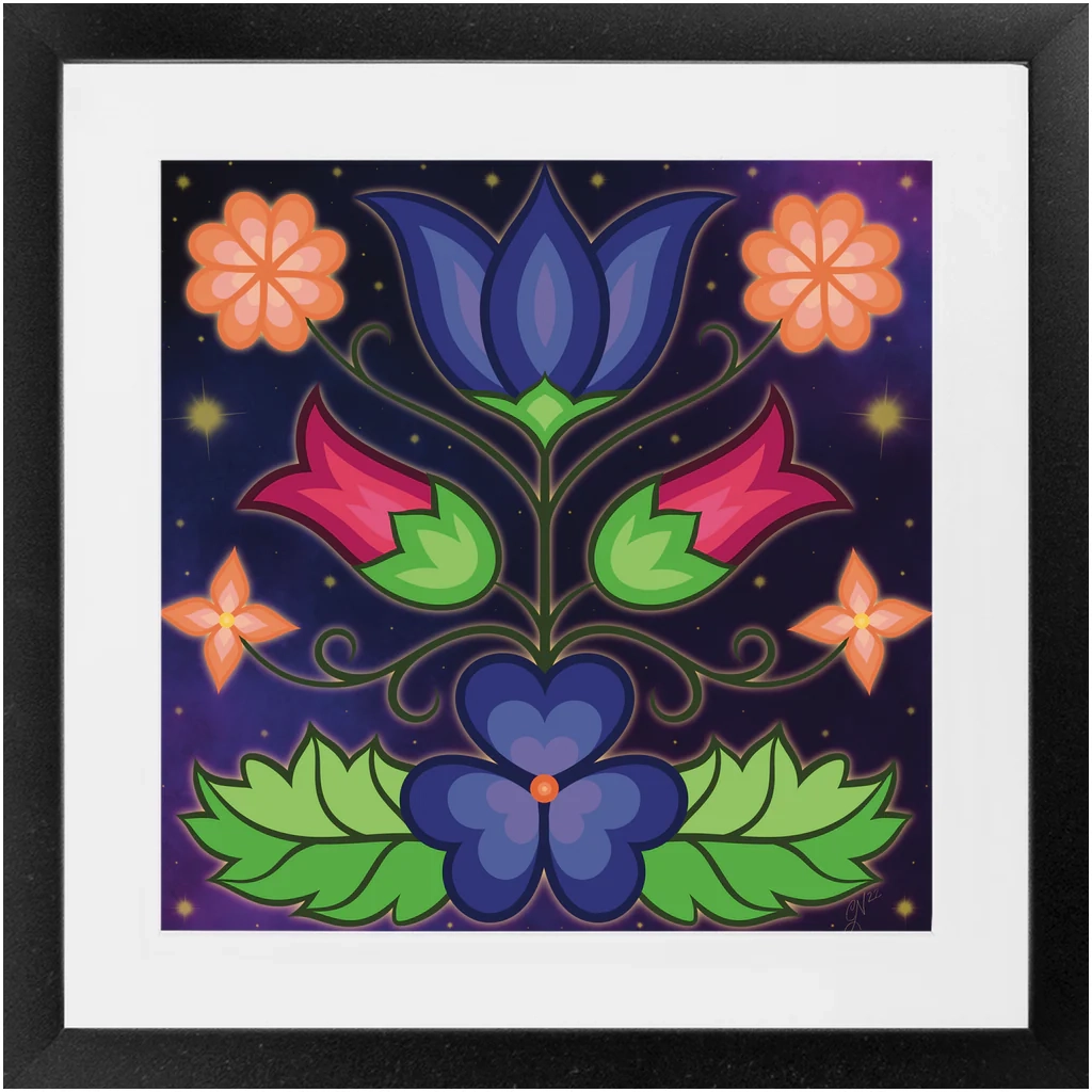Printable Ojibwe Floral Designs
