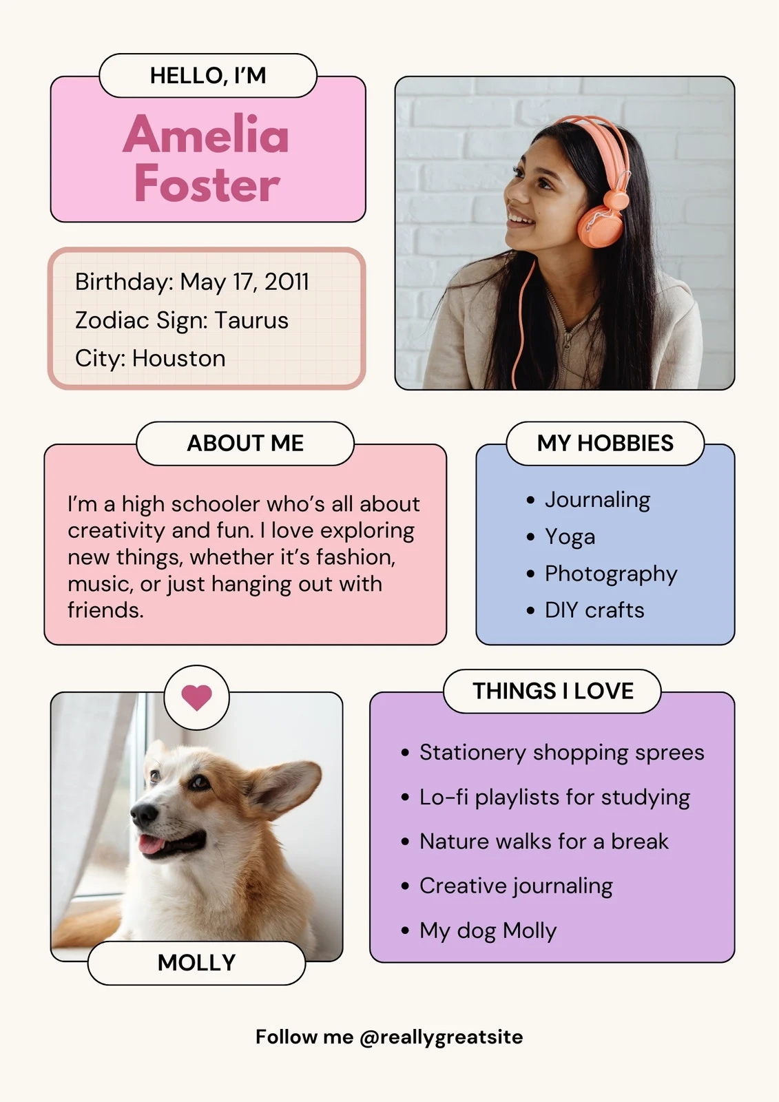My Own Printable Design