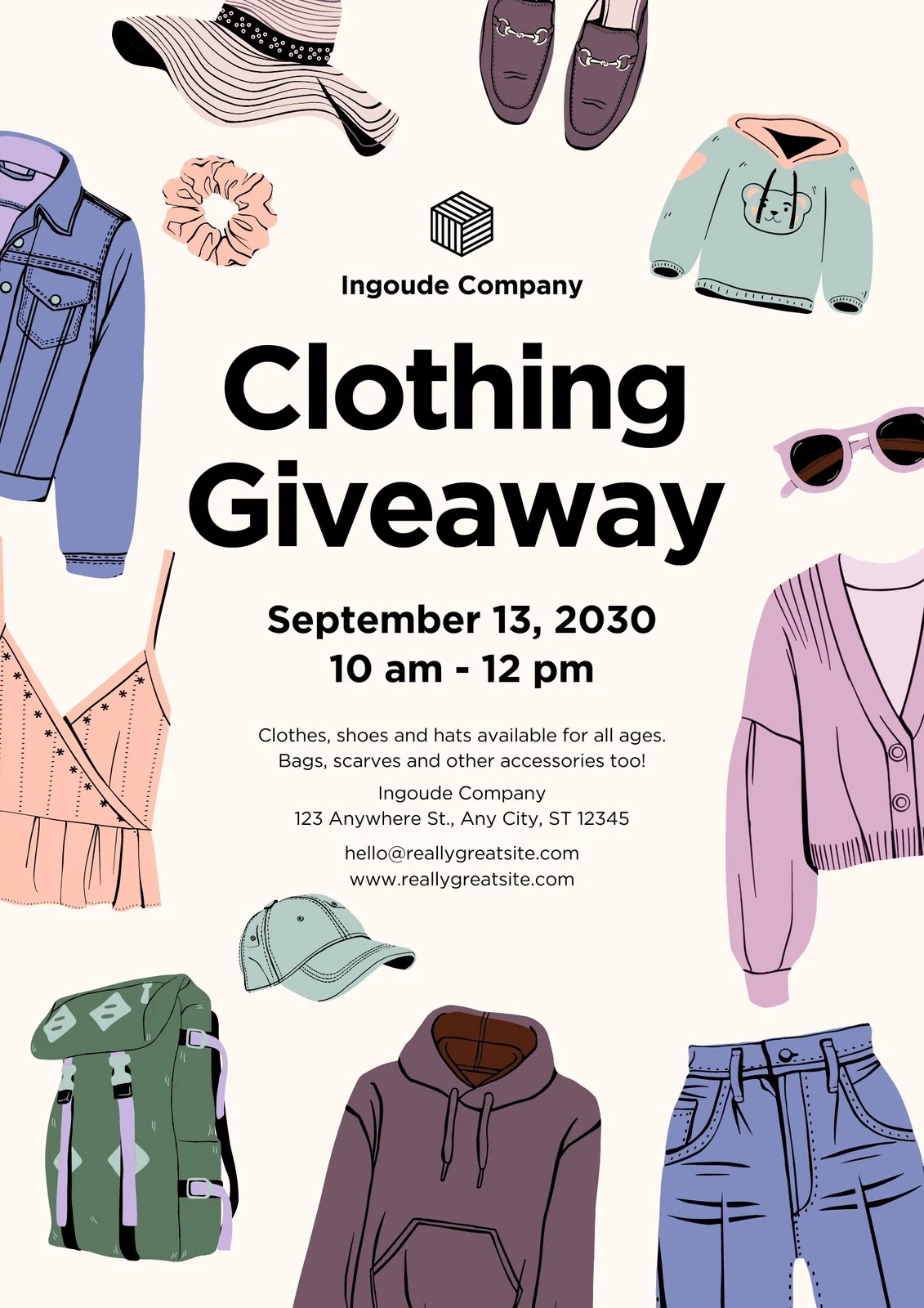Free And Customizable Clothes Templates