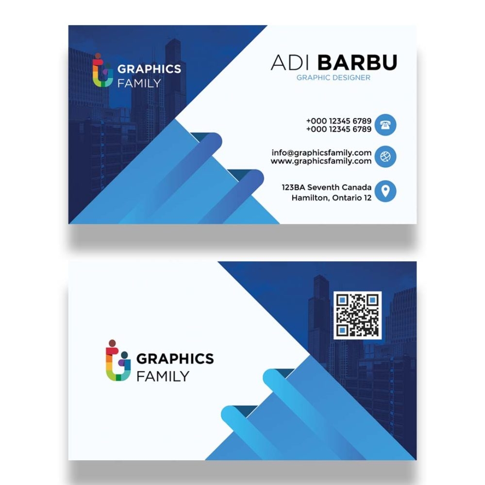 Free Blue Business Card Design Template GraphicsFamily Free Blue Business Card Design Template GraphicsFamily