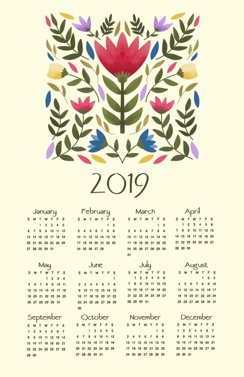 Free Calendar Template For 2019 Design Your Own Calendar Liz 