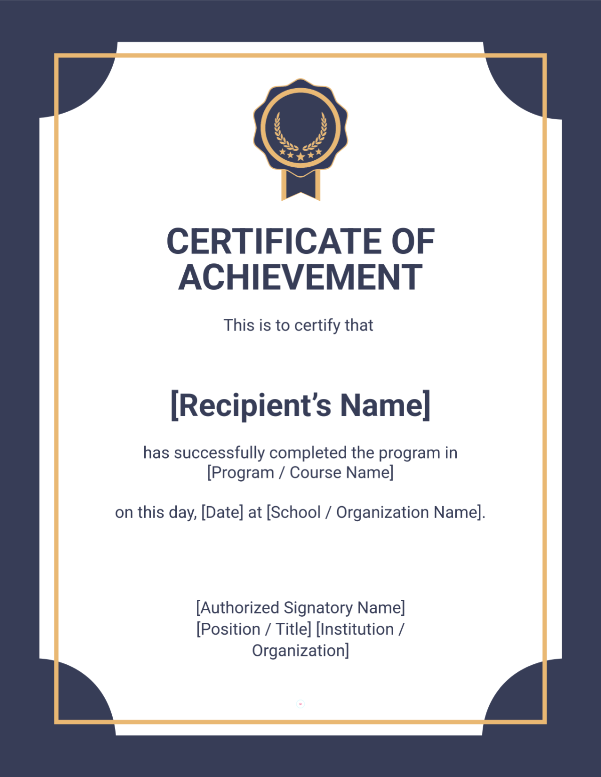 Certificate Templates Free Download Printable