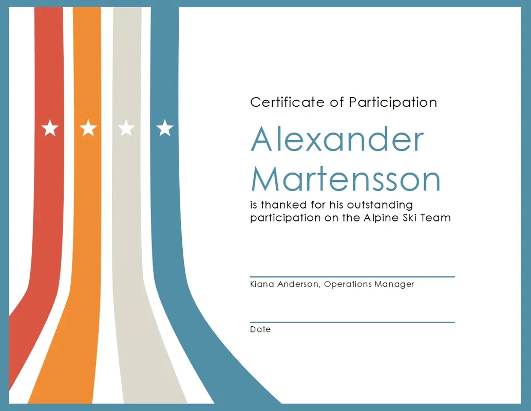 Free Certificate Templates Printable