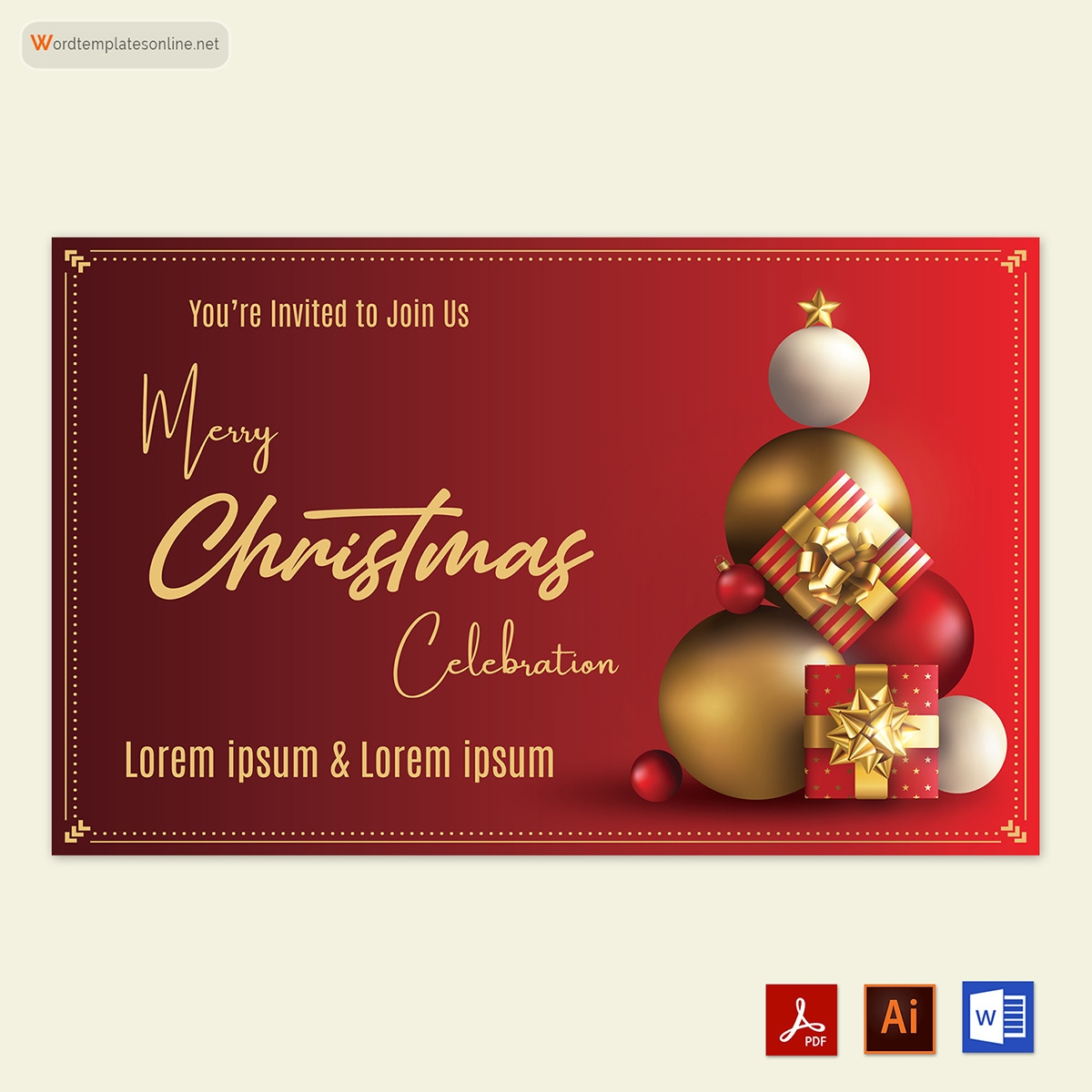 Christmas Card Design Printable