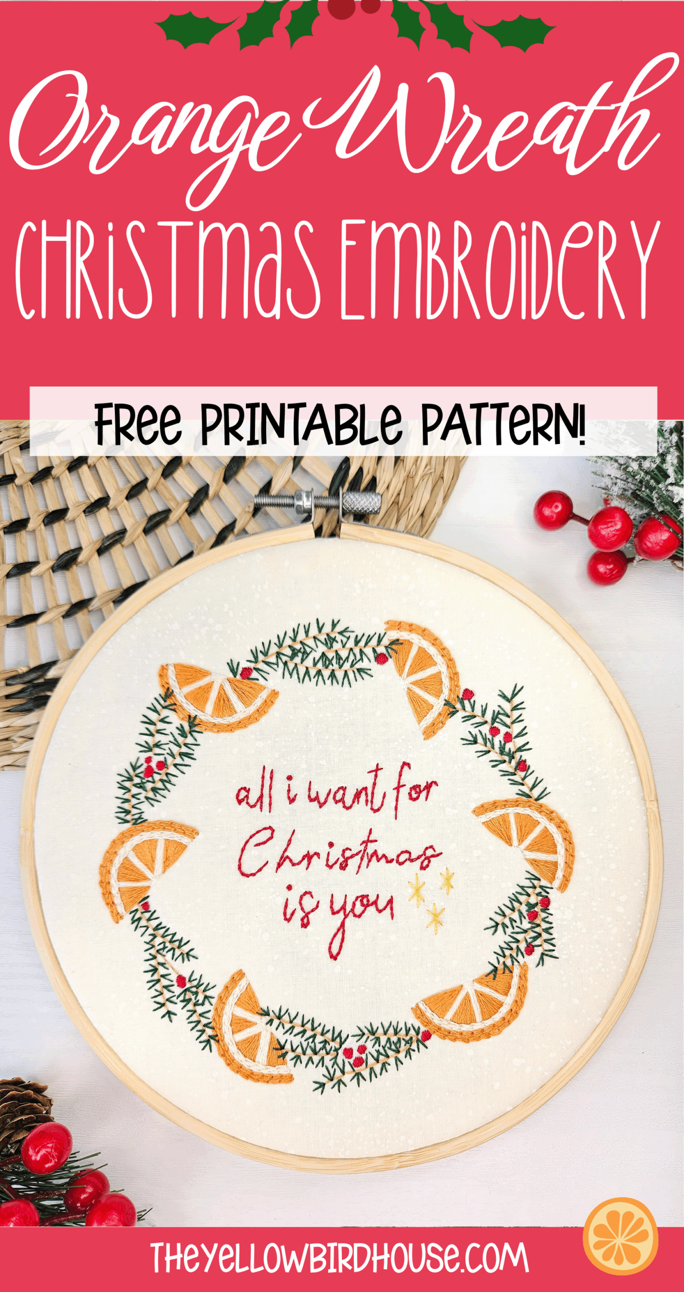 Free Printable Christmas Embroidery Designs