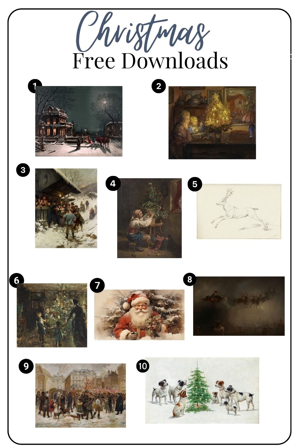 Free Printable Christmas Designs
