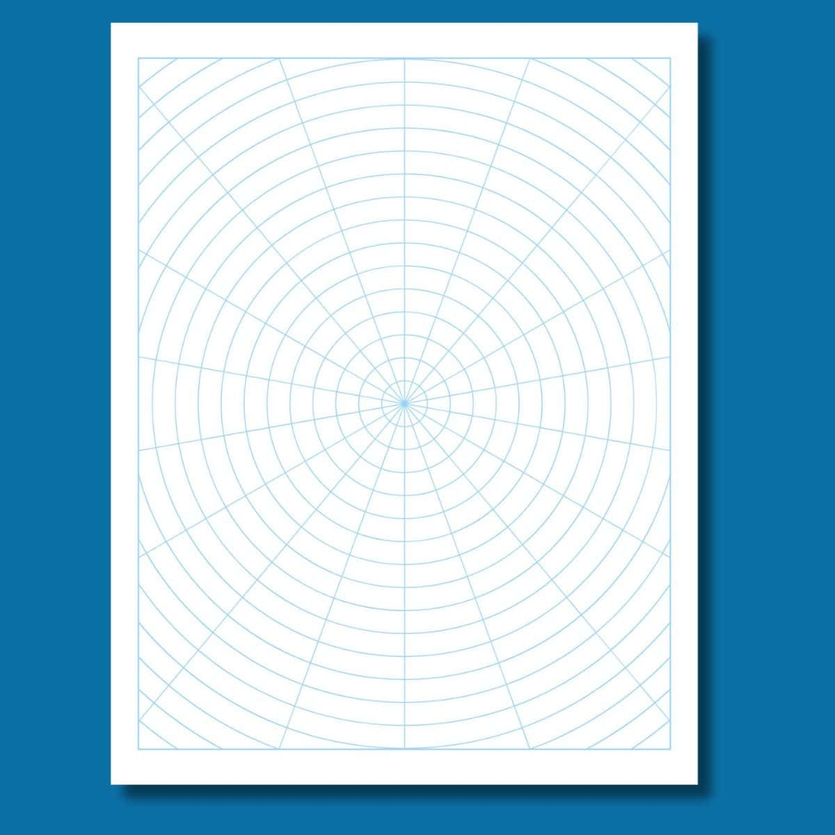 Radial Design Template Elementary Free Printable