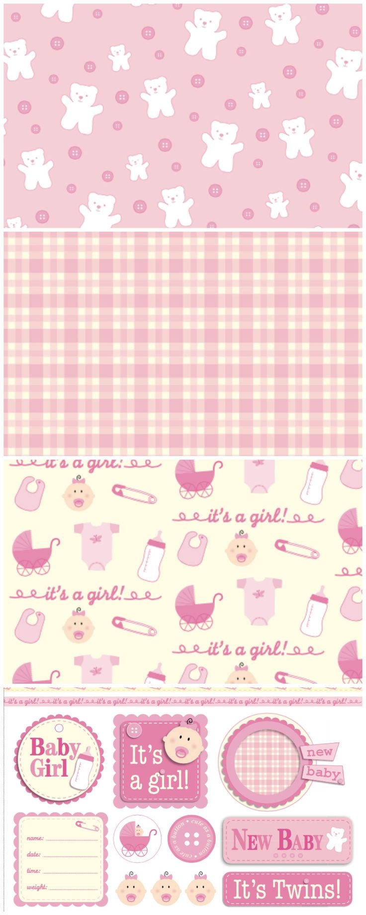 Free Printable Baby Paper Designs