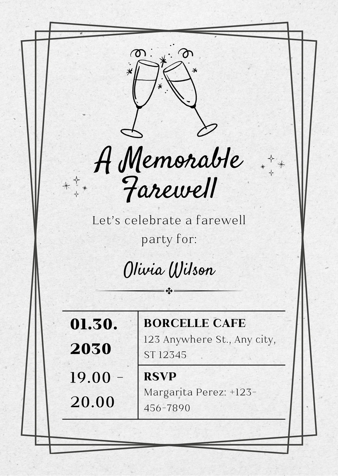 Free Custom Printable Farewell Party Invitation Templates Canva
