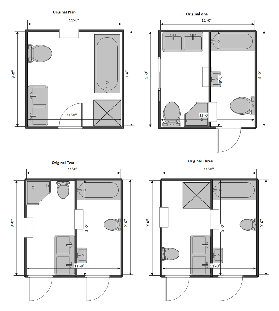 Free Editable Bathroom Floor Plan Examples amp Templates EdrawMax