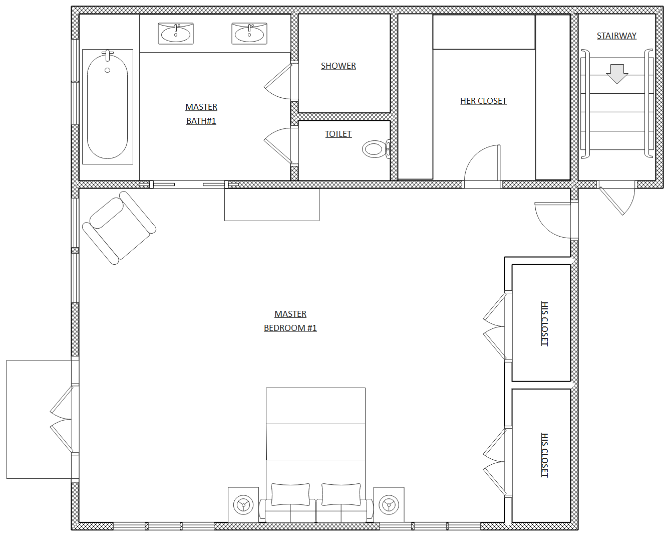 Free Editable Bedroom Floor Plan Examples amp Templates EdrawMax