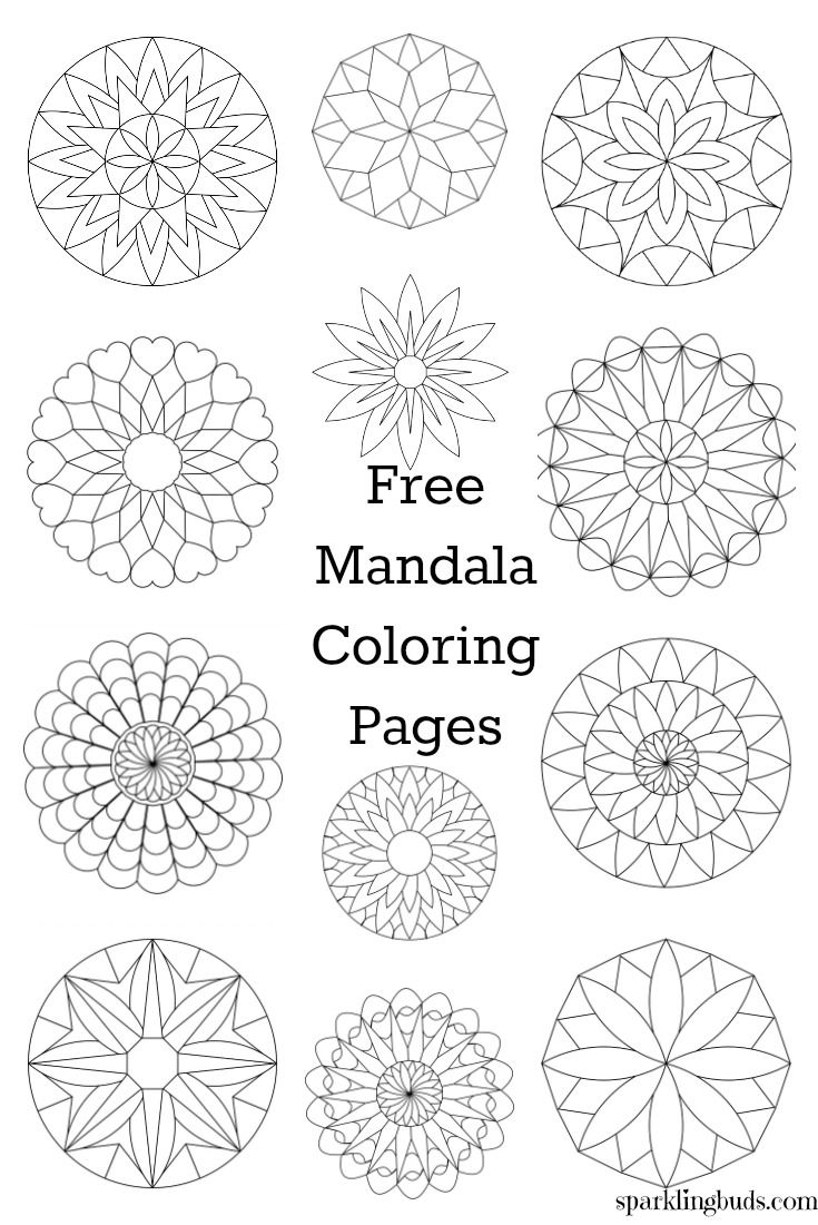 free mandala coloring pages