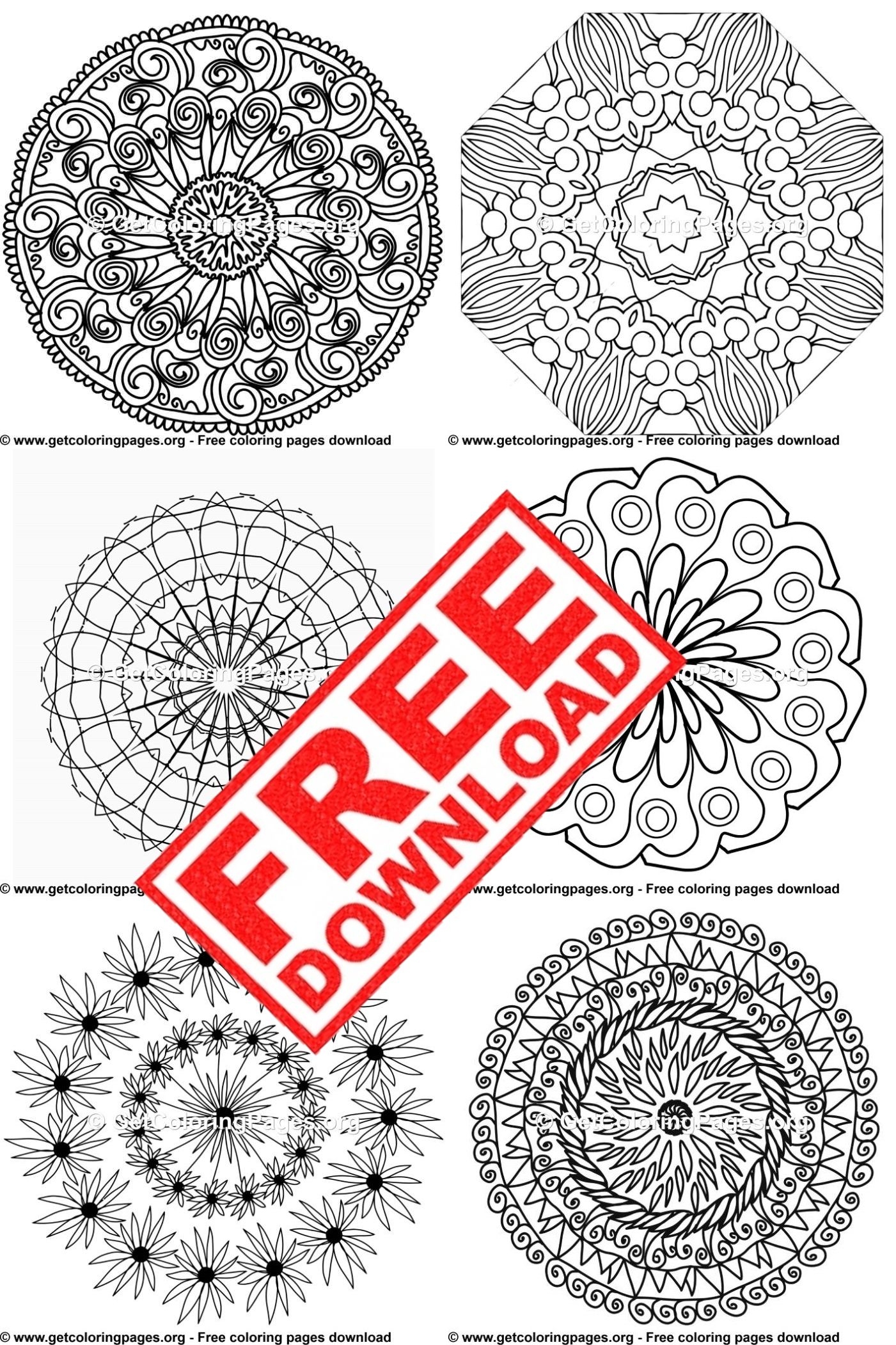 free mandala printables