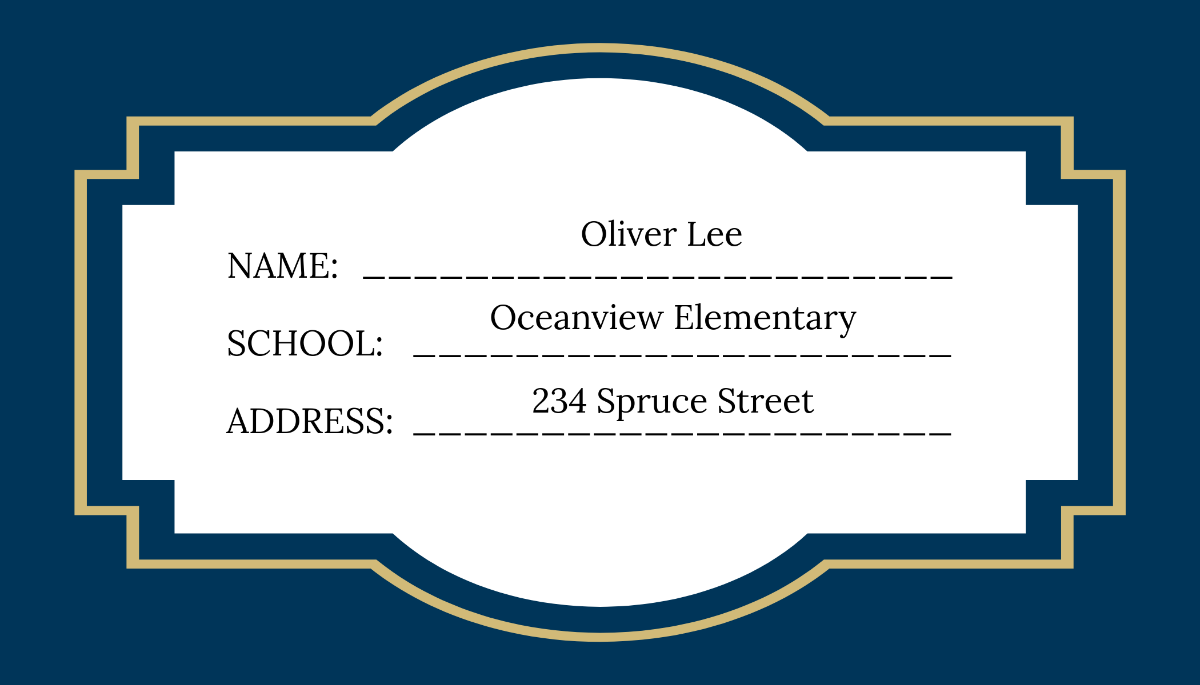 Free Modern Fancy Book Label Template To Edit Online