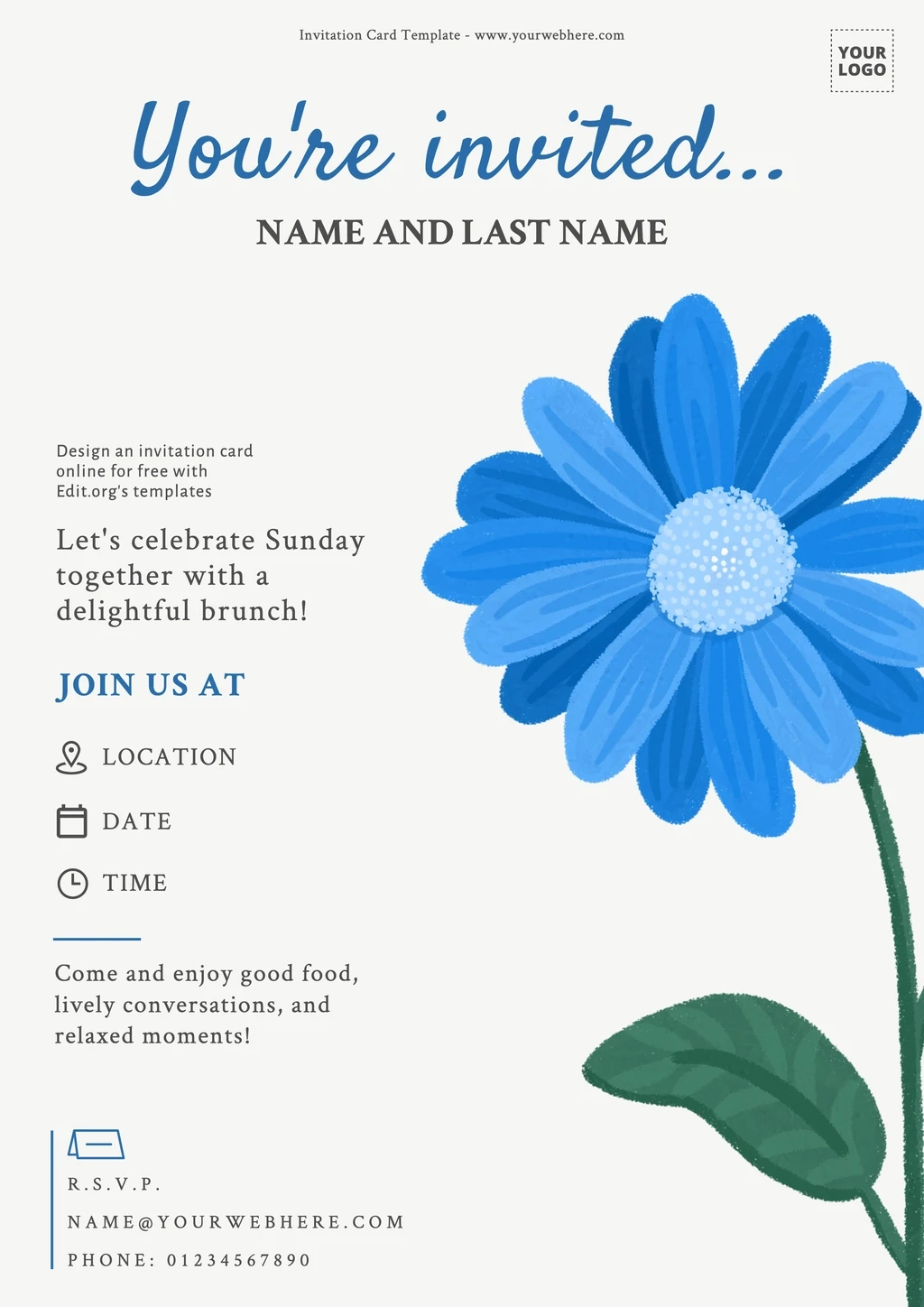 Design Your Own Invitations Printable