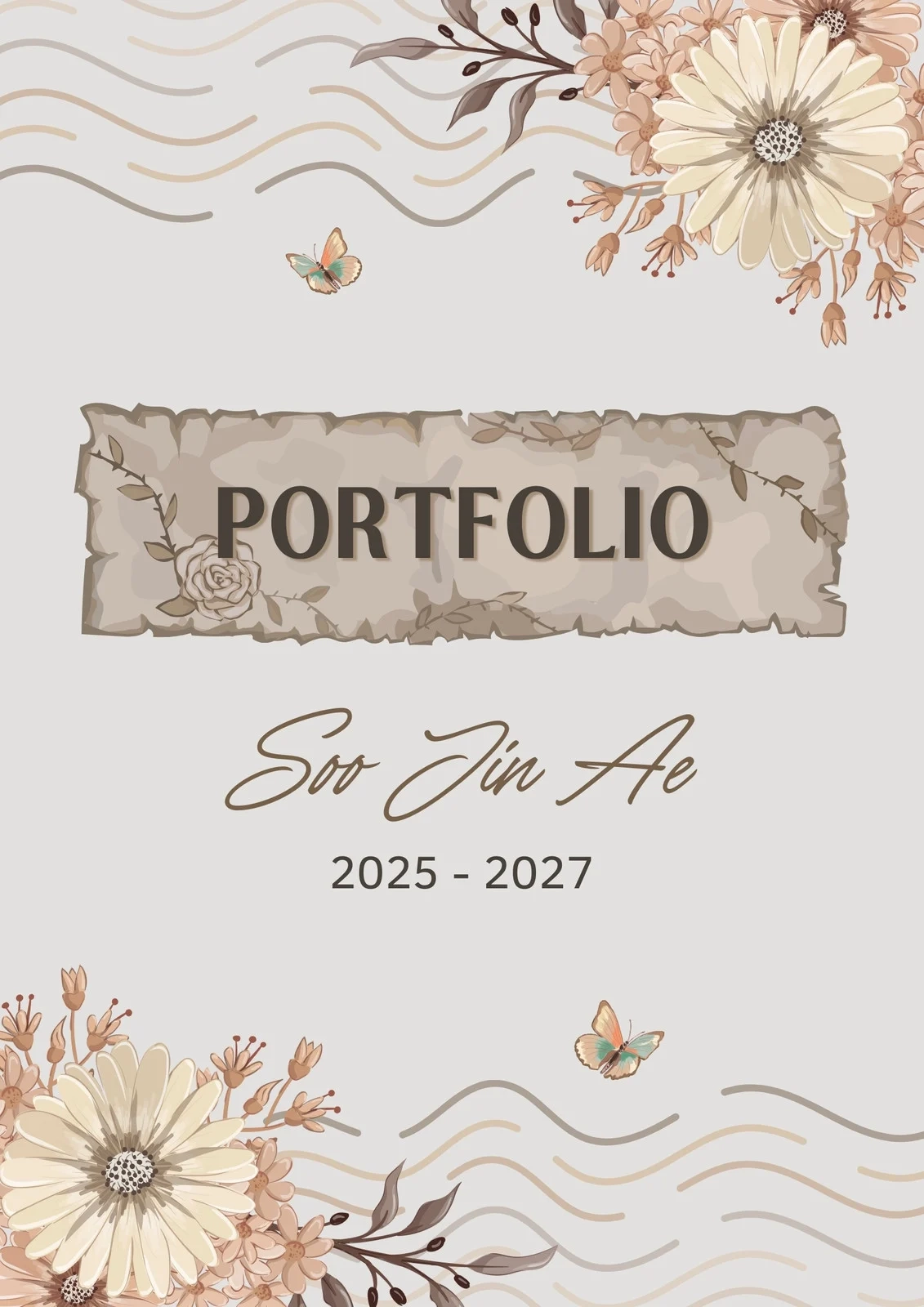 Free Portfolio Cover Page Templates To Use And Print Canva