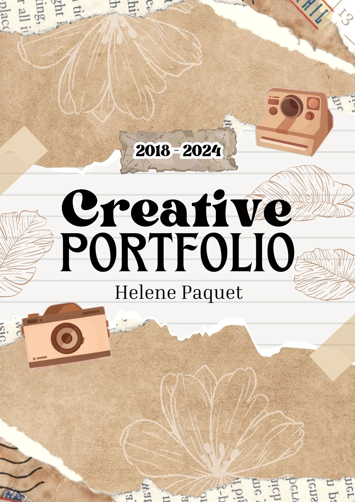 Free Portfolio Cover Page Templates To Use And Print Canva