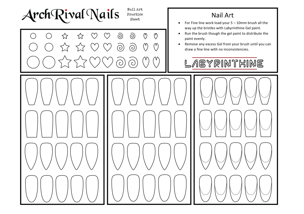 Nail Designs Printable