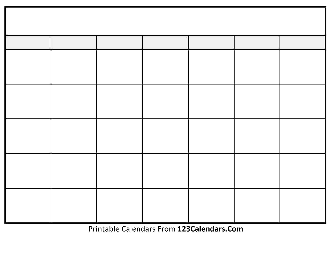 Free Printable Calendar Designs
