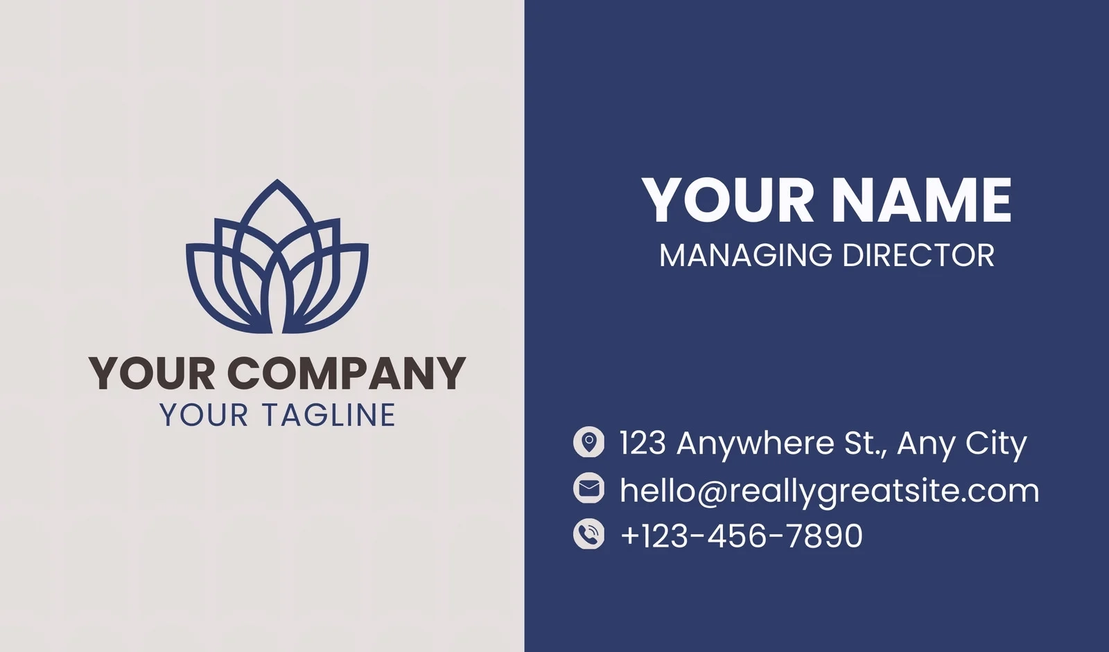 Business Card Free Design Templates Printable