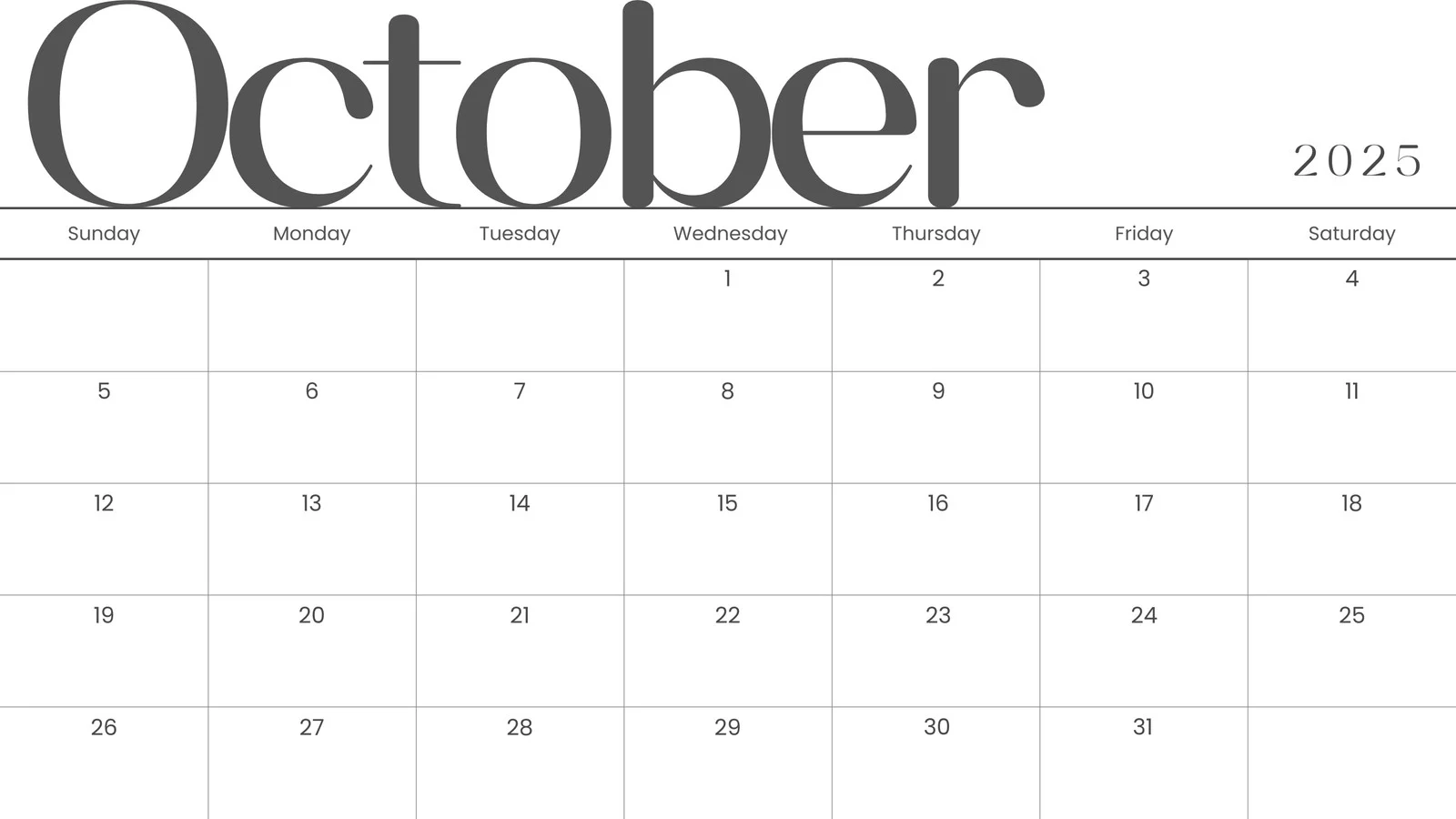 Calendar Creator Free Printable