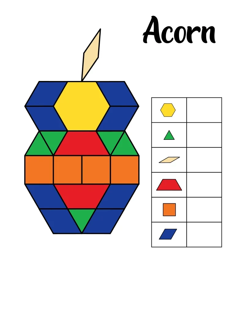 Pattern Block Designs Printable