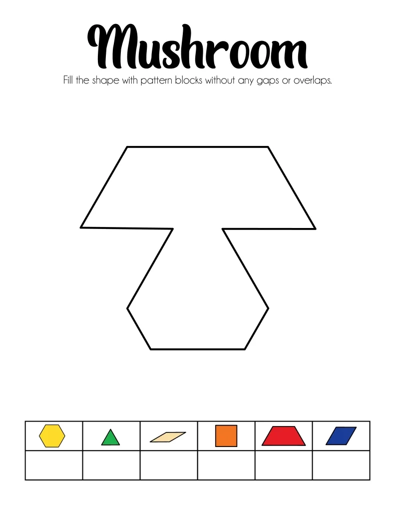 Free Printable Fall Pattern Block Mats For Preschool Fun In The 
