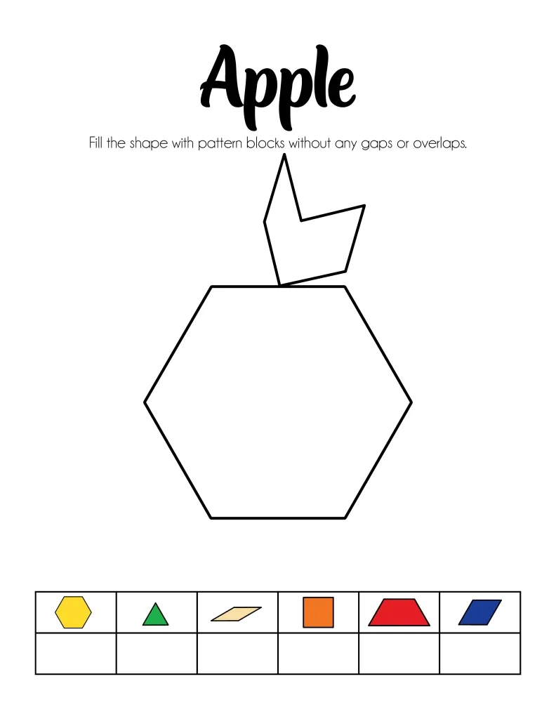 Free Printable Fall Pattern Block Mats For Preschool Fun In The 