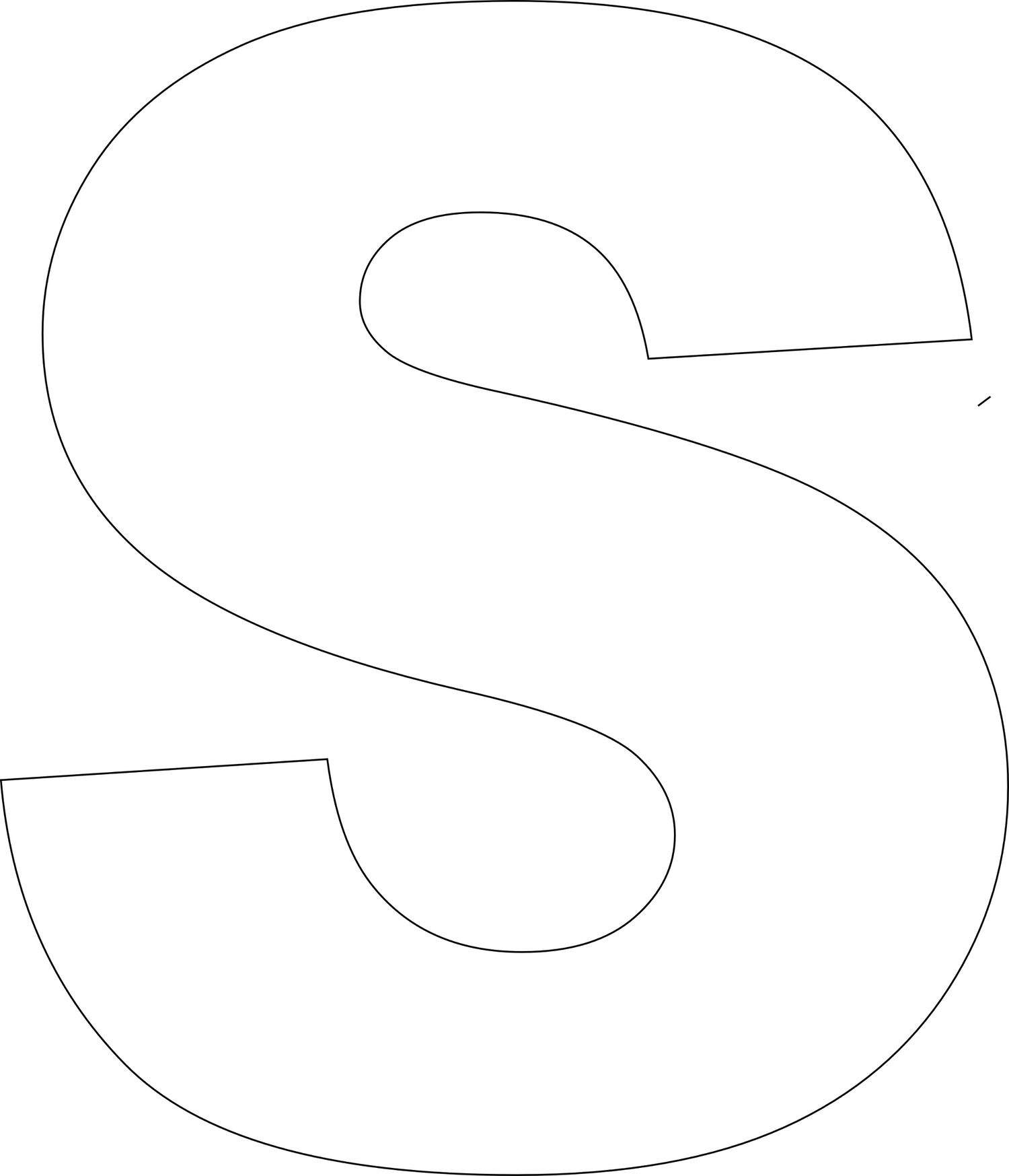 Free Printable Letters Template Uppercase Alphabet Worksheets 