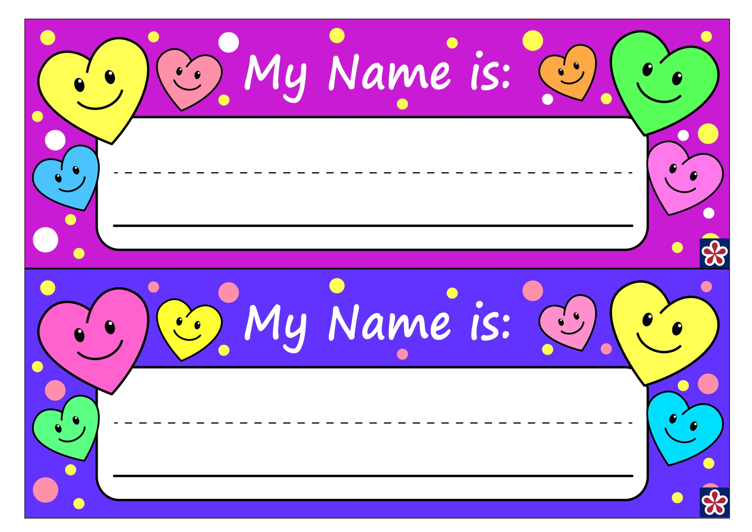 Name Tag Designs Printable Free