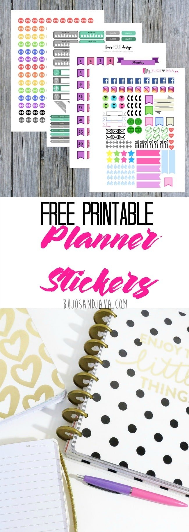 FREE Printable Planner Stickers Learn How To Print amp Cut 