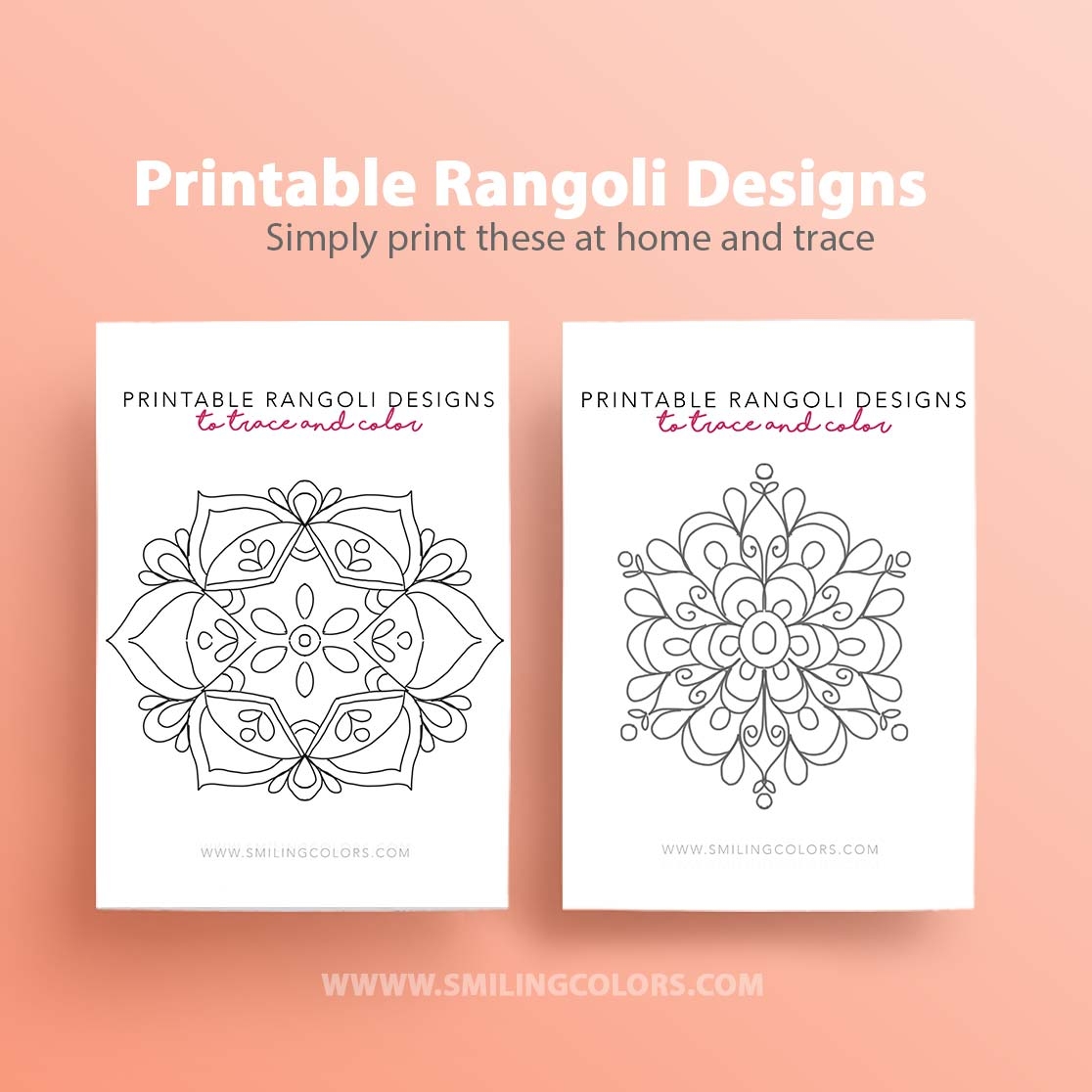 Simple Rangoli Designs Printable