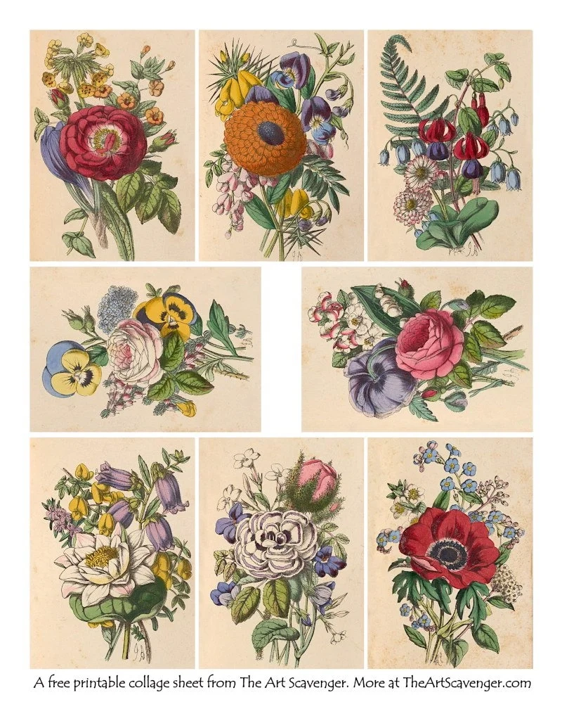 Free Printable Floral Designs