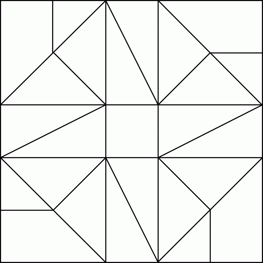Geometric Block Pattern 86 ClipArt ETC