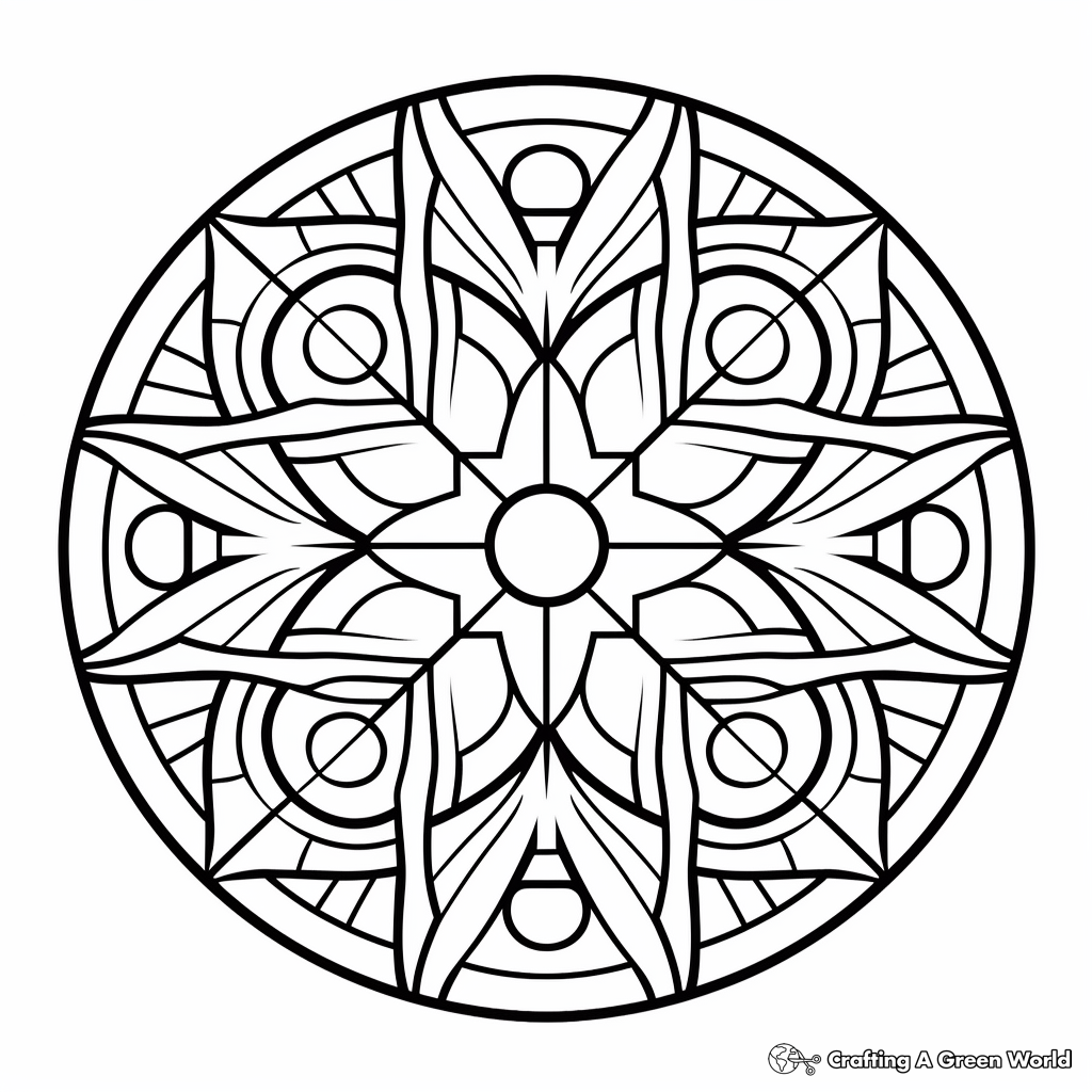 Geometric Coloring Pages Free amp Printable 