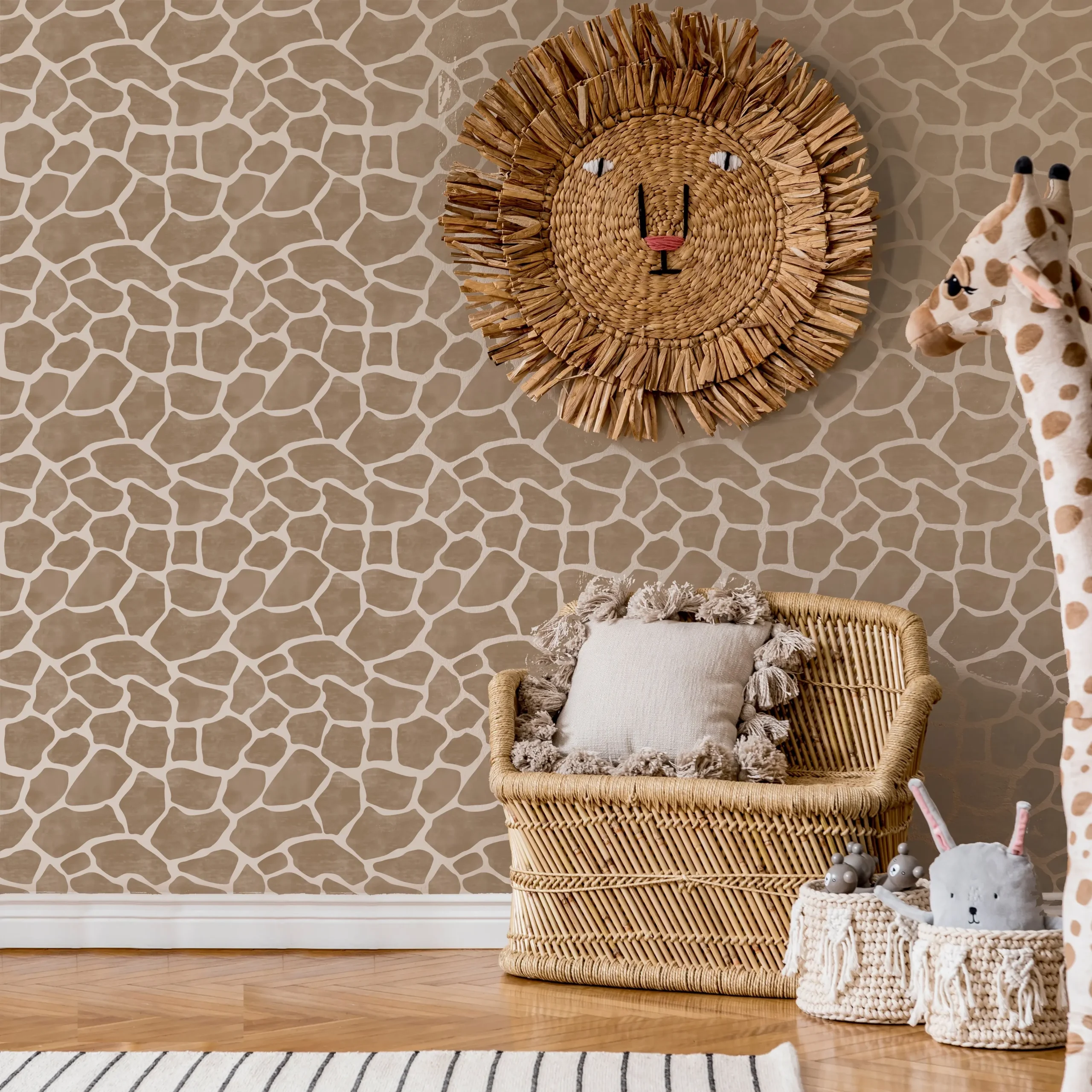 Giraffe Wall Stencil Dizzy Duck Designs