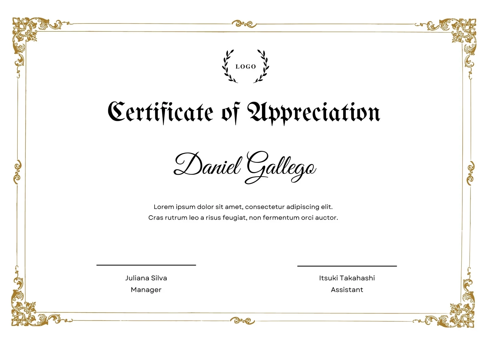 Free Printable Certificate Templates Pdf