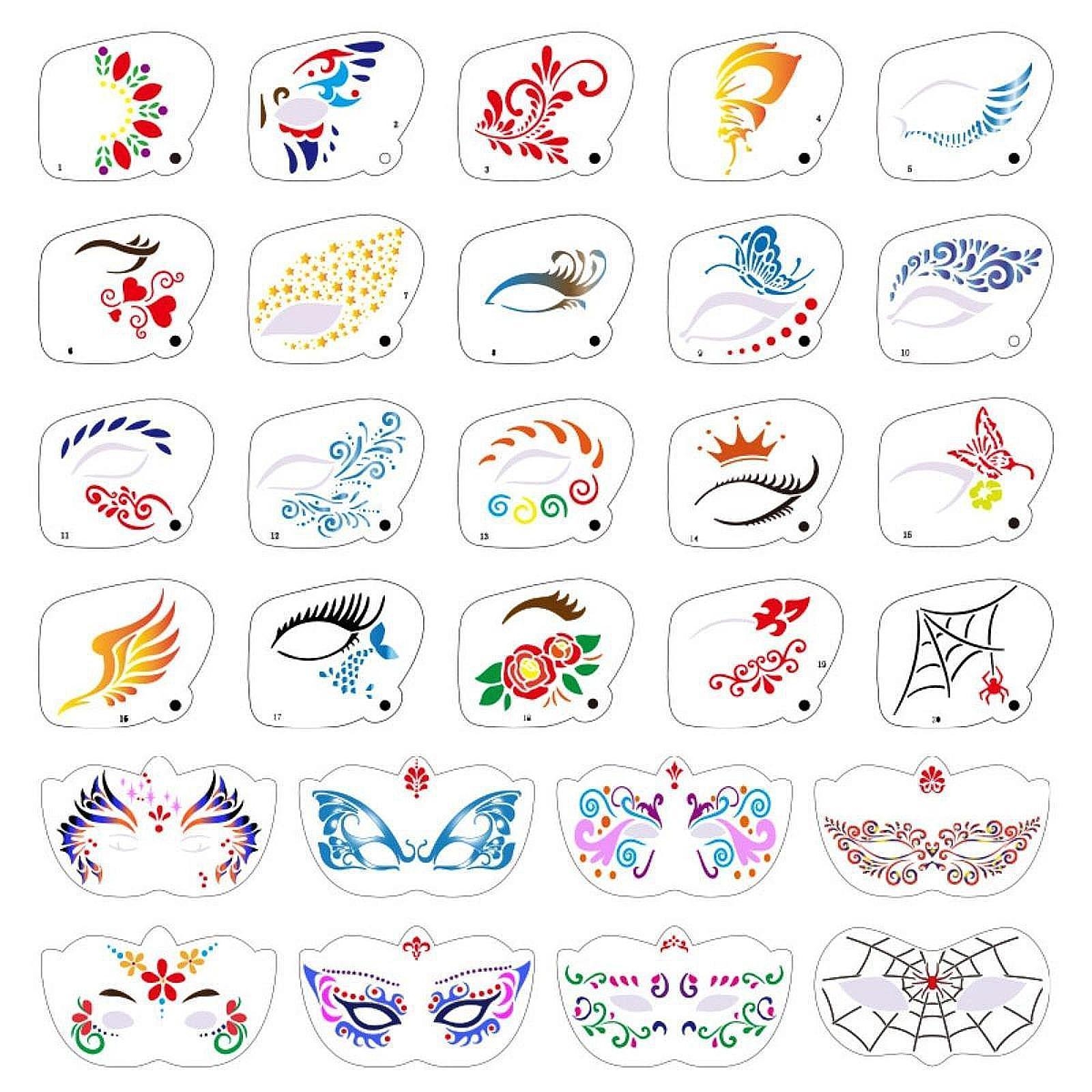 Printable Face Painting Designs