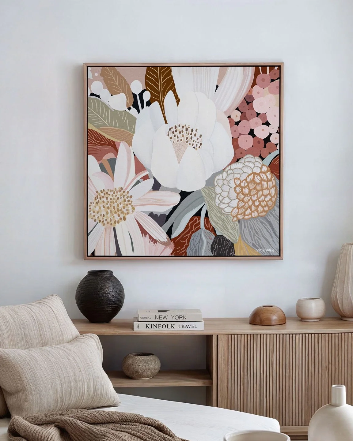 Harmony No 2 Framed Canvas Haven Prints Wall Art