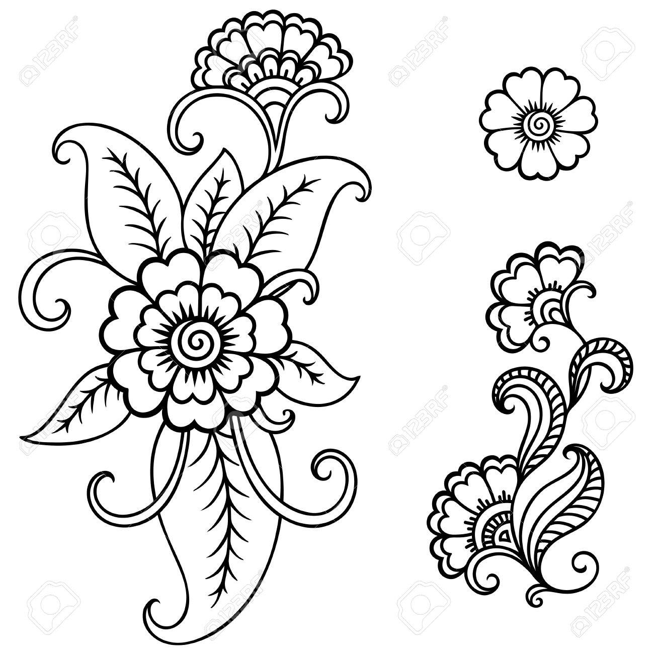 Simple Henna Designs Printable