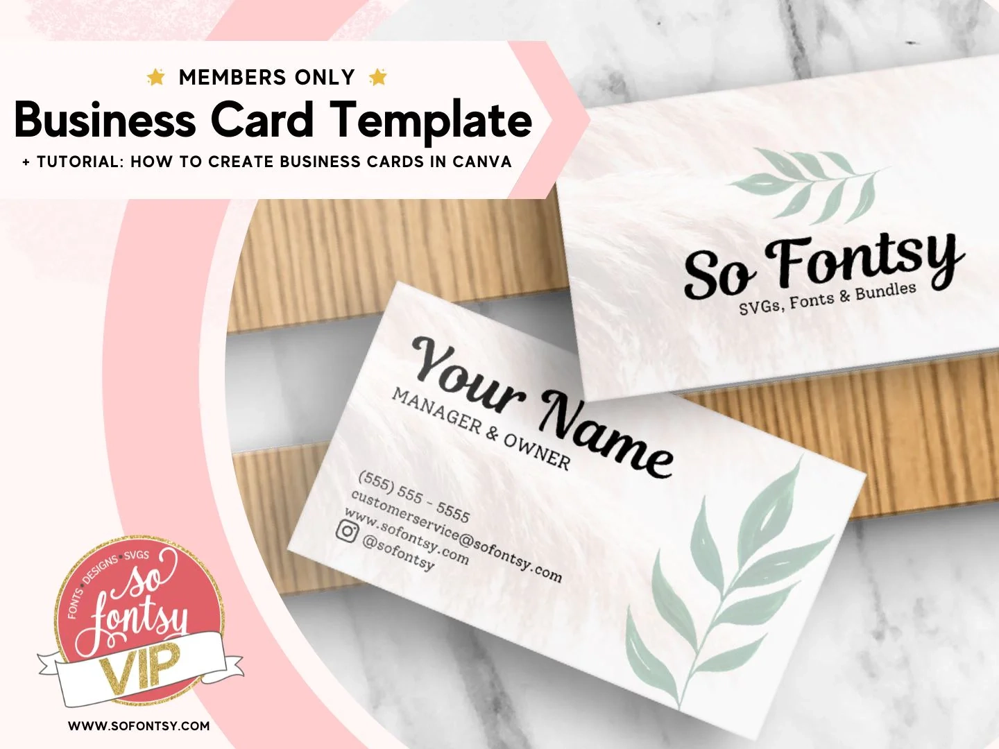 How To Create Business Cards In Canva Free Template So Fontsy
